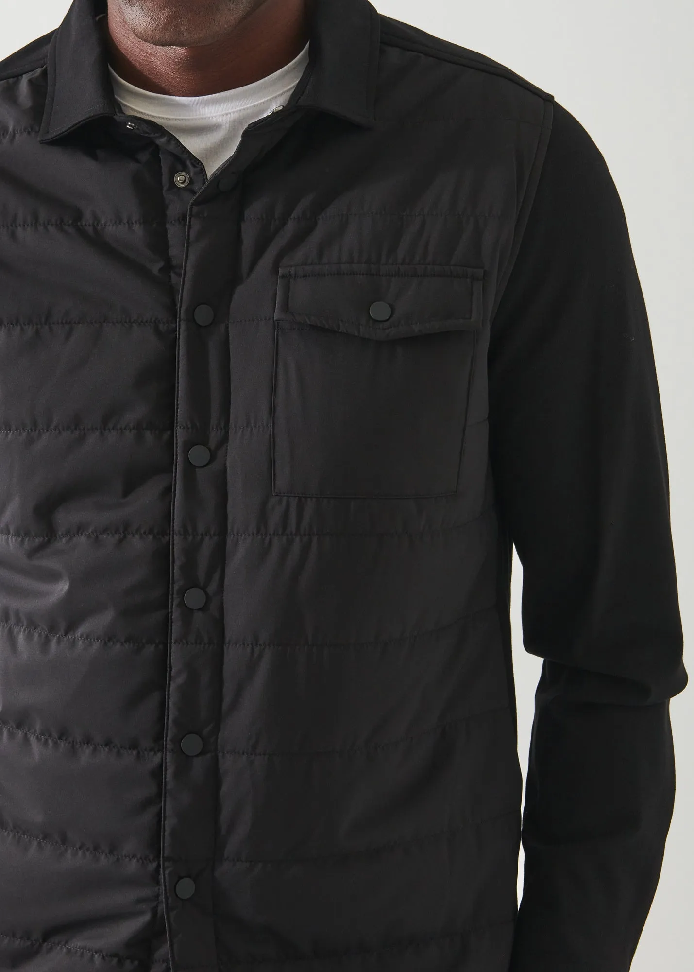 Mens Active Quilted Shirt Jacket – Lightweight & Insulated
