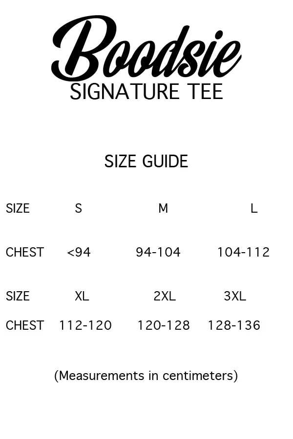 Boodsie Signature Tee - Black