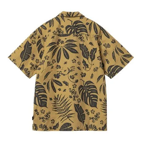 Carhartt WIP S/S Woodblock Shirt Bourbon