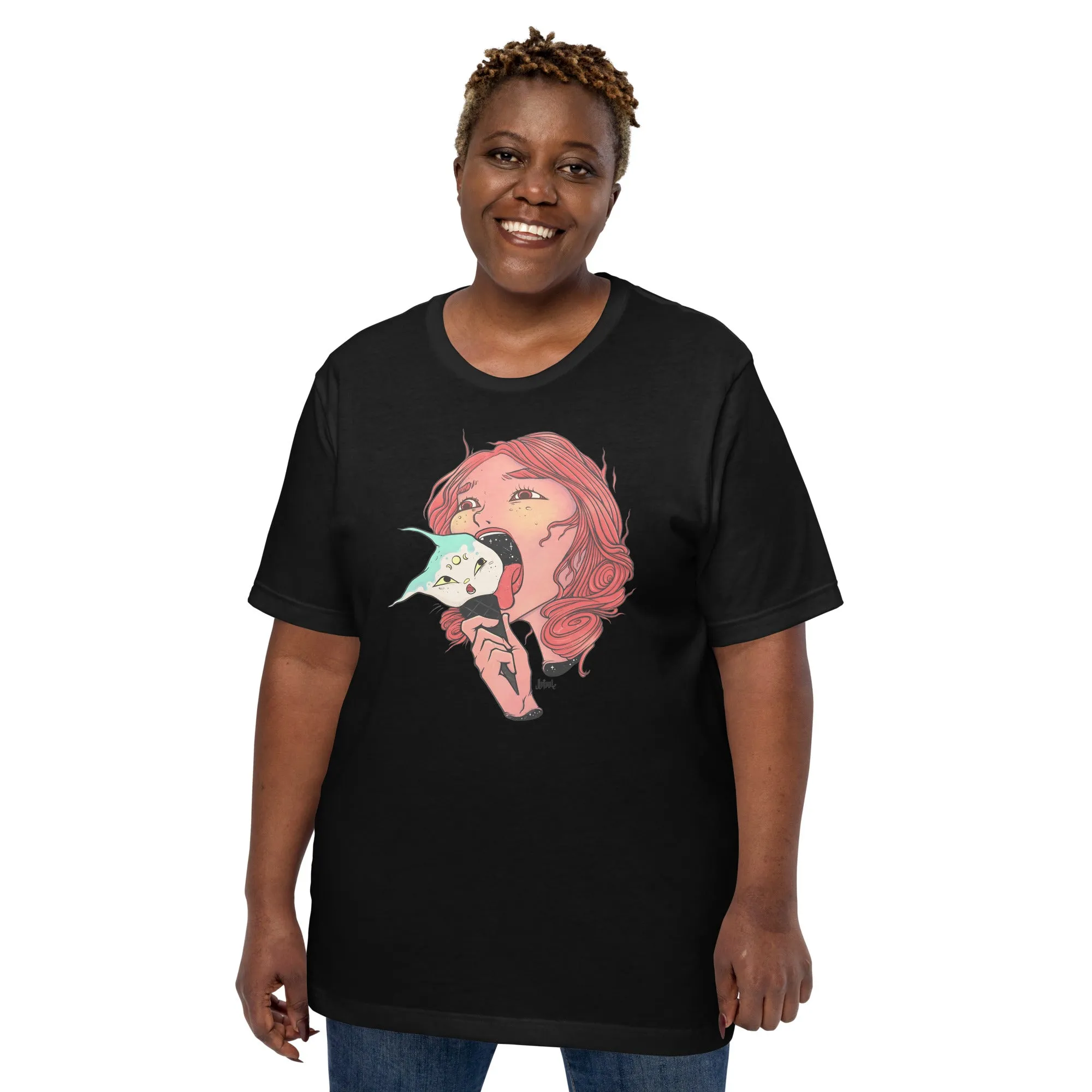 Cat Ice Cream, Unisex T-Shirt
