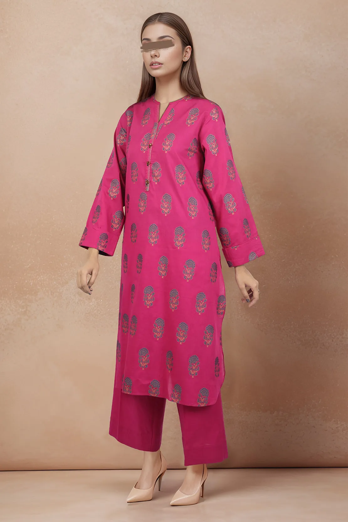 Cotton Jacquard Stitched 2 Piece (Shirt/Trouser)