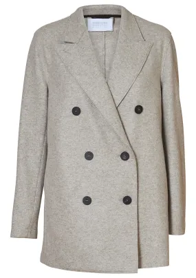 Slouchy Peacoat Loro Piana Cashmere